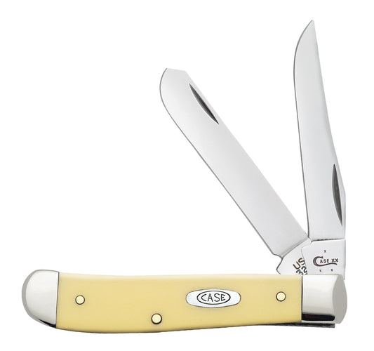 Yellow Synthetic CS Mini Trapper - Case Knife - 00029