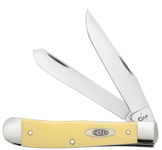Yellow Synthetic CS Trapper - Case Knife - 00161