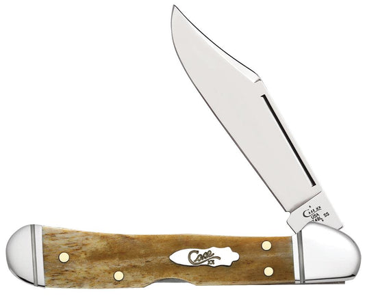 Smooth Antique Bone Mini CopperLock® - Case Knife - 58186