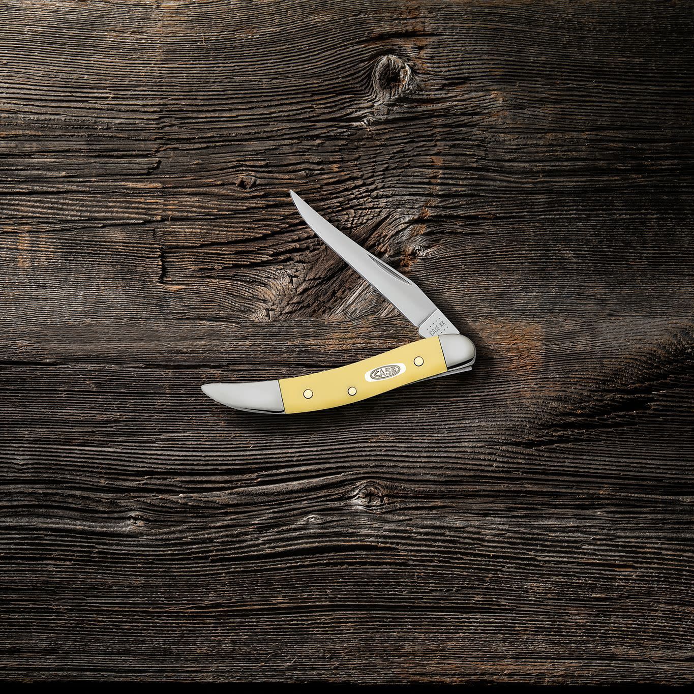Yellow Synthetic Small Texas Toothpick - Case Knife - 81095