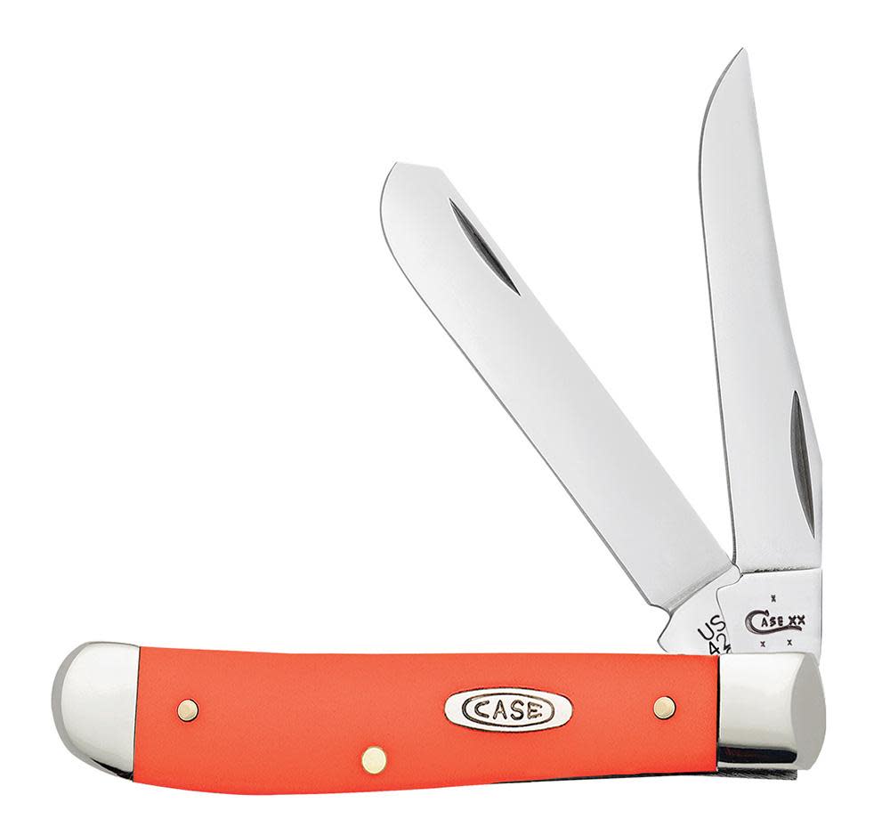 Orange Synthetic Mini Trapper - Case Knife - 80505