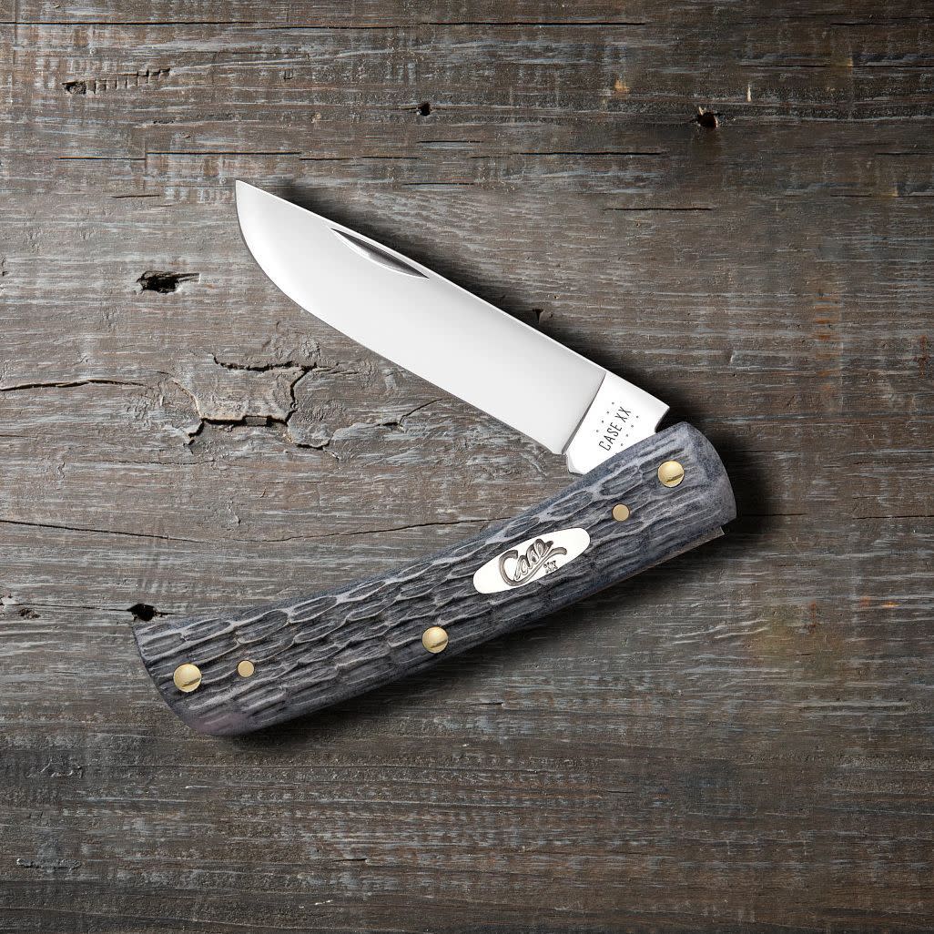 Pocket Worn® Crandall Jig Gray Bone Sod Buster Jr® - Case Knife - 58412