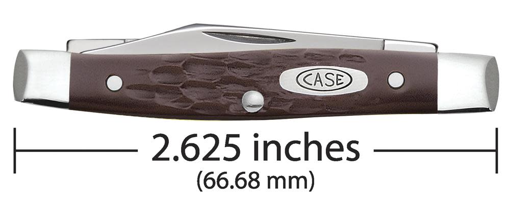 Brown Synthetic Pen - Case Knife - 00083