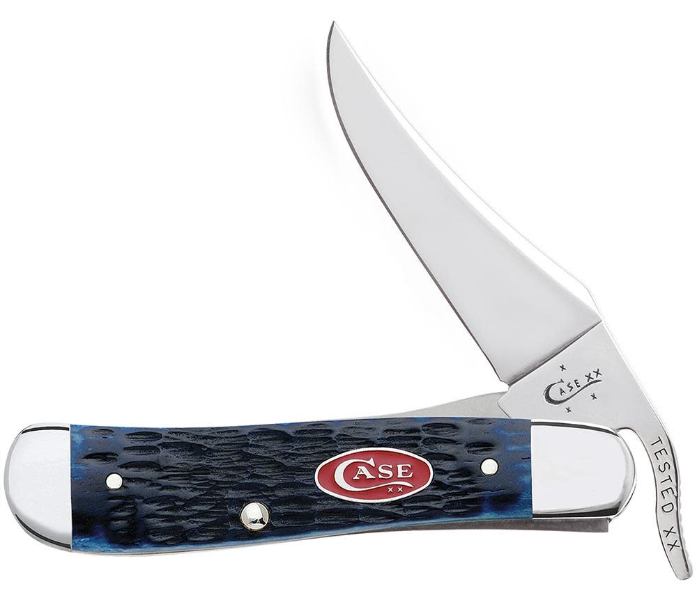 Rogers Jig Navy Blue Bone RussLock® - Case Knife - 07057