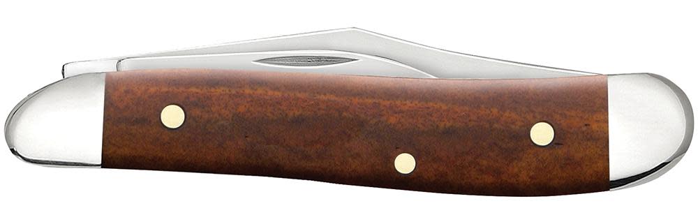 Smooth Chestnut Bone Peanut - Case Knife - 28702