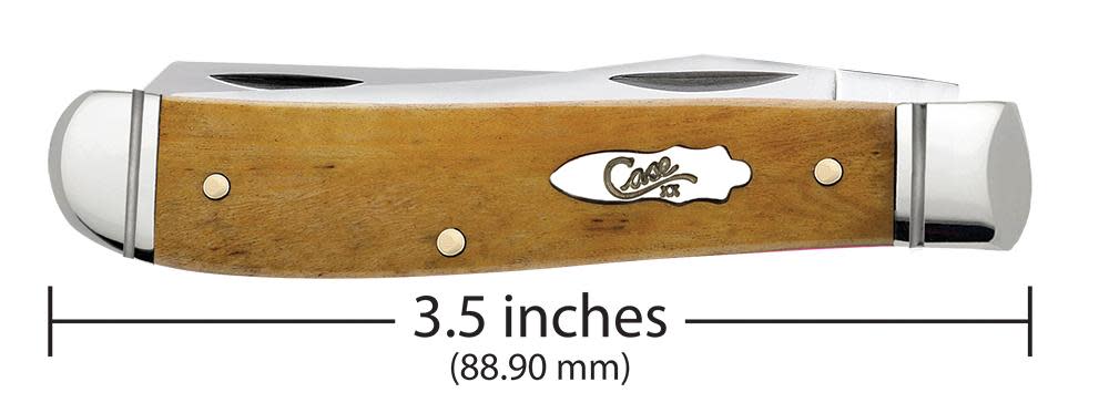 Smooth Antique Bone Mini Trapper - Case Knife - 58188