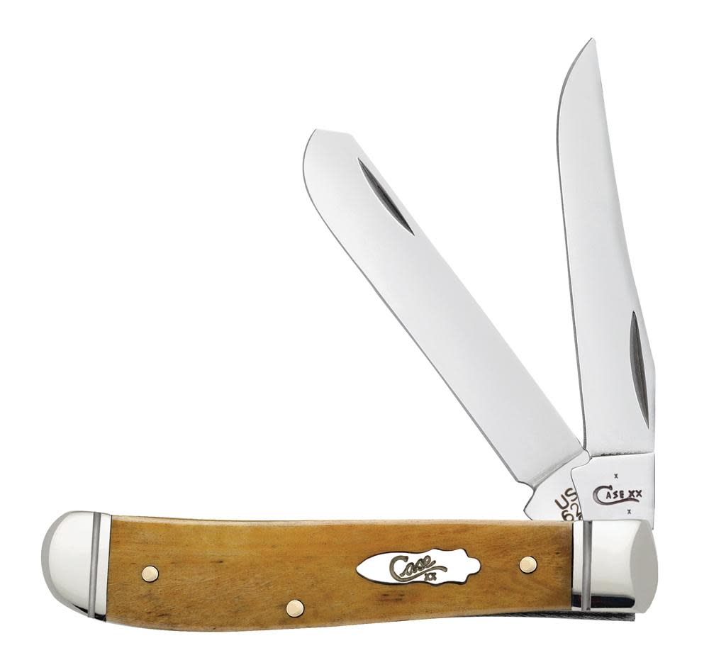 Smooth Antique Bone Mini Trapper - Case Knife - 58188