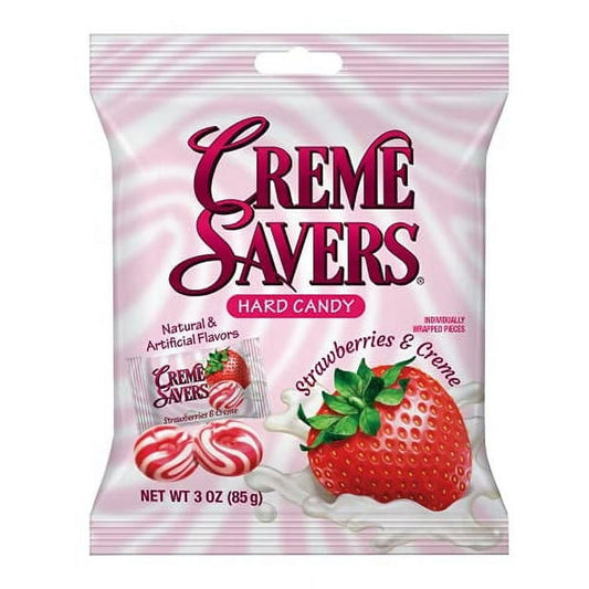 Creme Savers Strawberry Hard Candy