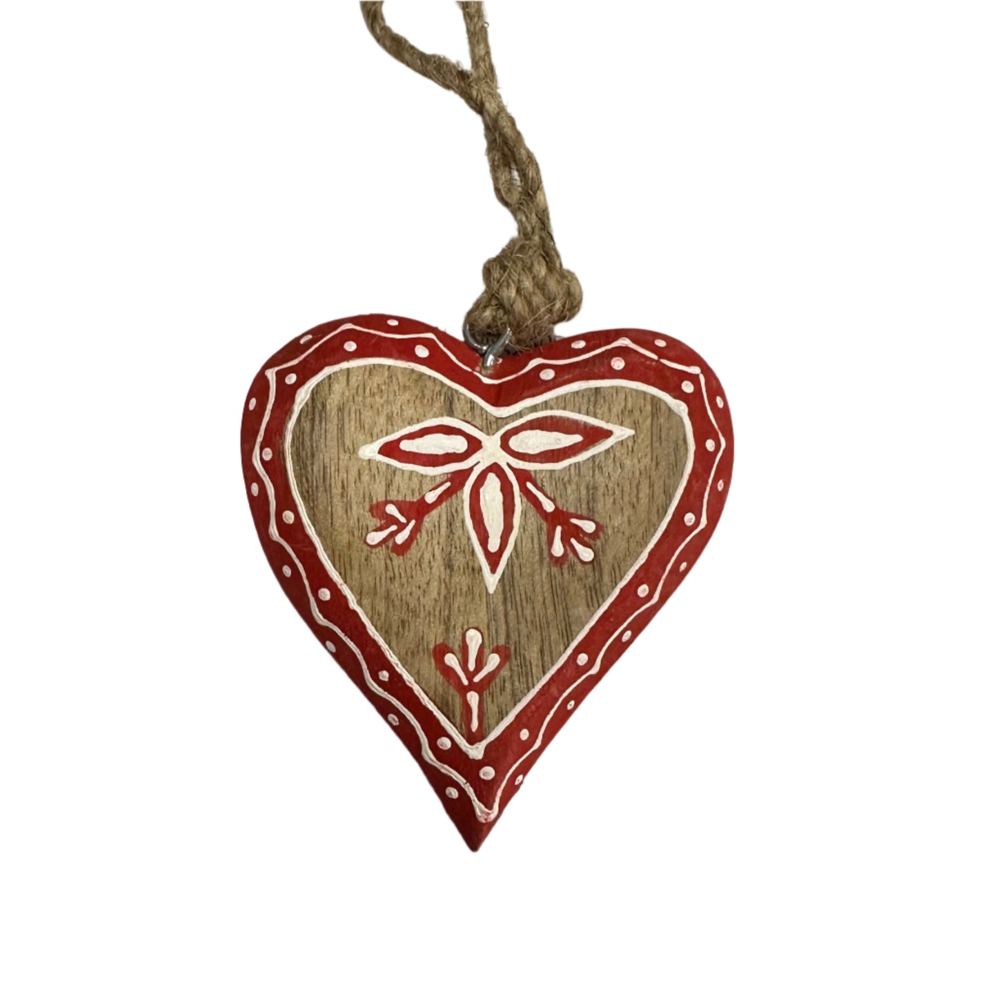 Wooden Heart Ornament