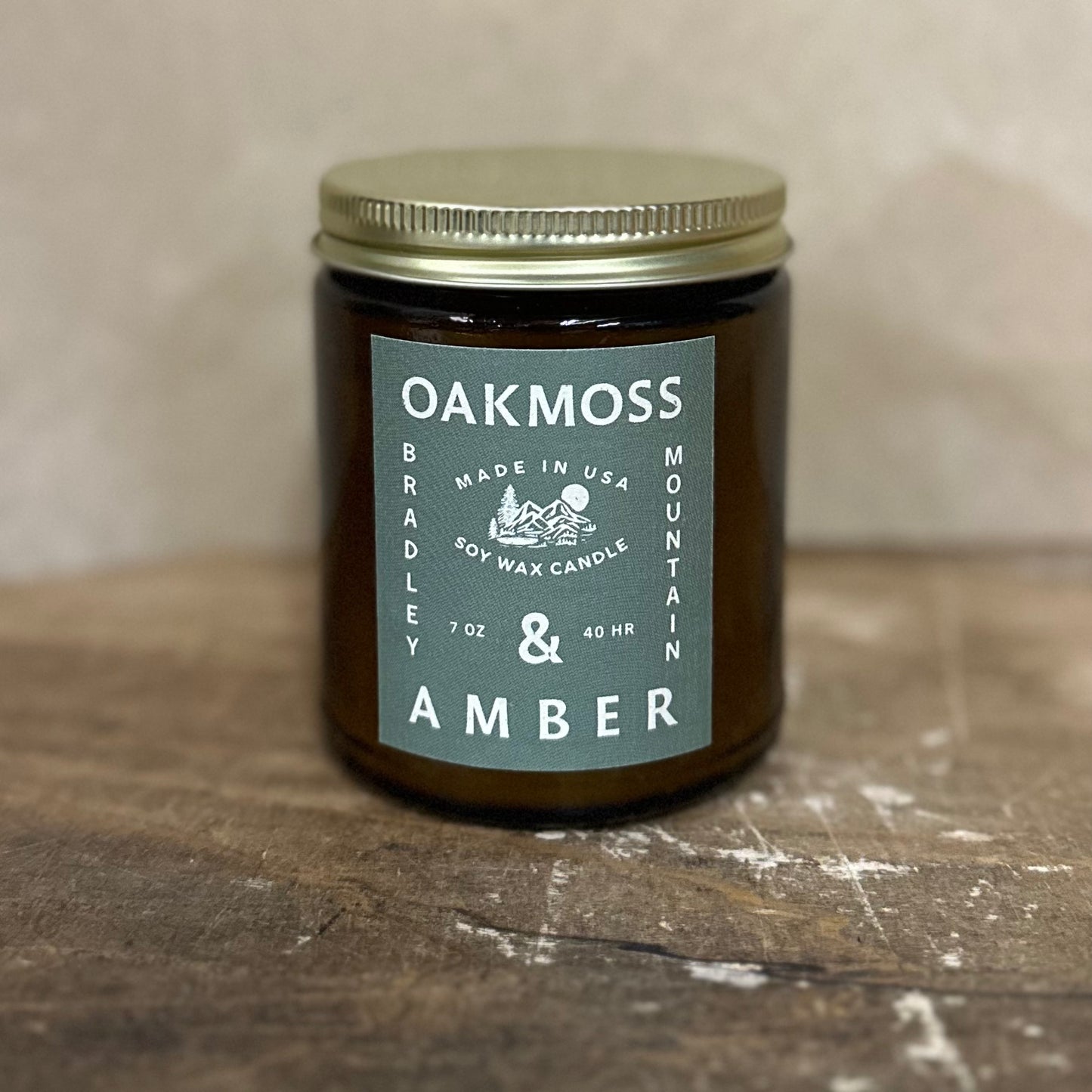 Oak Moss and Amber Candle