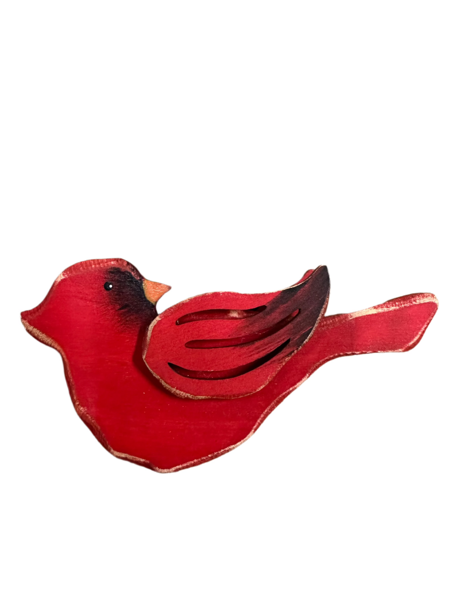 Wooden Cardinal Ornament