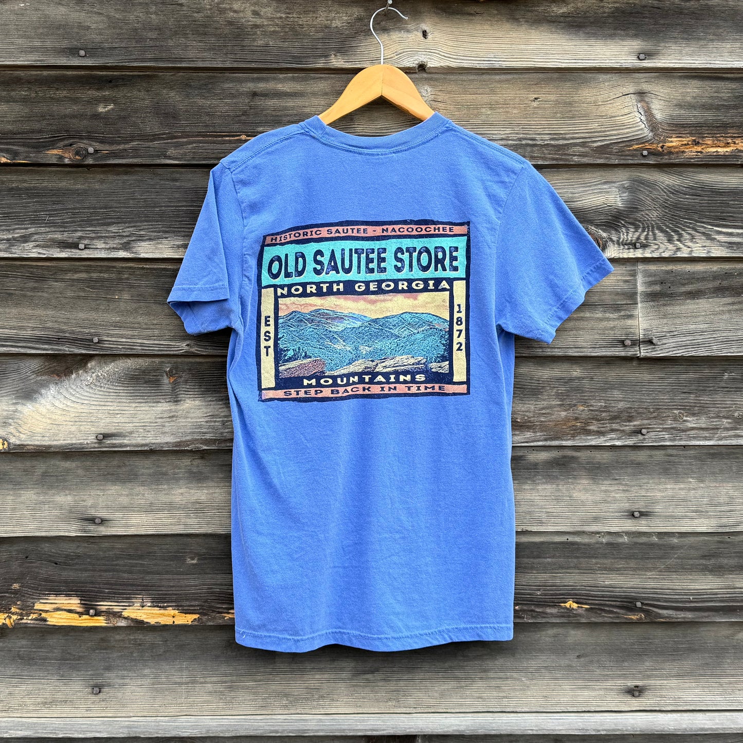 Georgia Mountains OSS Shirt - Flo Blue - SS