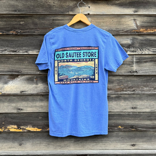 Georgia Mountains OSS Shirt - Flo Blue - SS