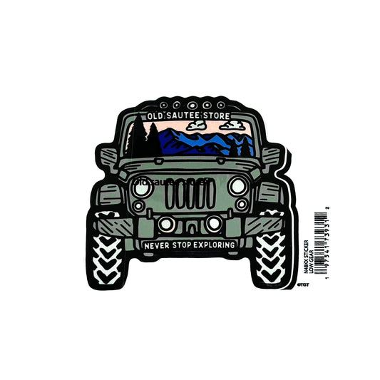 Low Gear Jeep Sticker