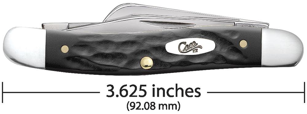 Rough Black® Synthetic Medium Stockman - Case Knife - 18222