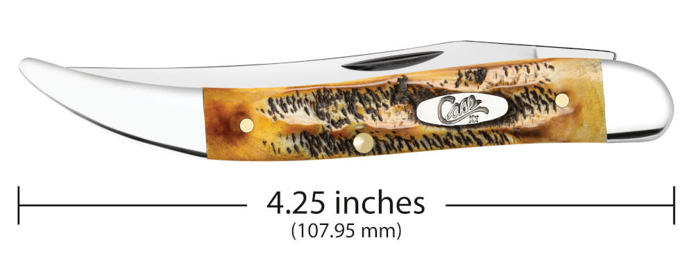 Jigged Case 6.5 BoneStag® Medium Texas Toothpick - Case Knife - 65328