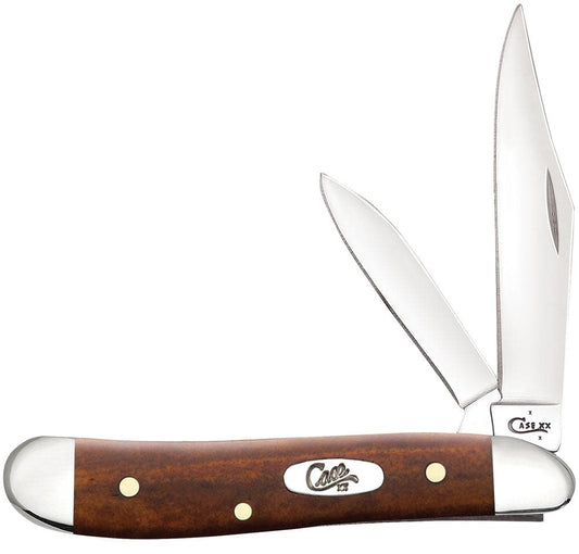 Smooth Chestnut Bone Peanut - Case Knife - 28702