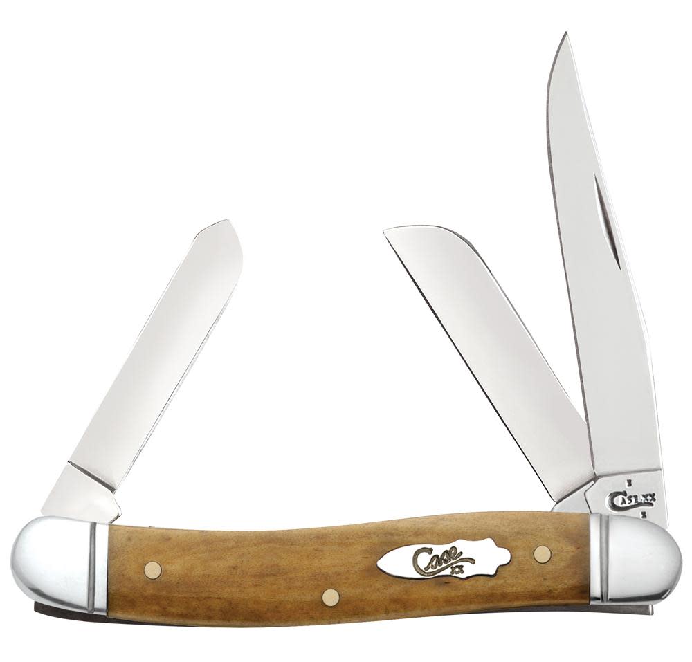 Smooth Antique Bone Medium Stockman - Case Knife - 58185