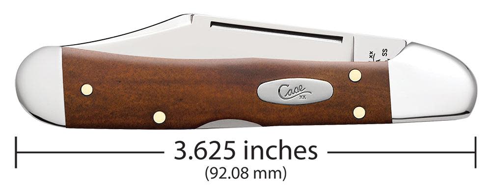 Smooth Chestnut Bone Mini CopperLock® - Case Knife - 28704