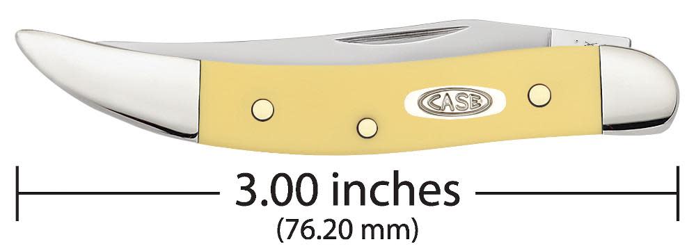 Yellow Synthetic Small Texas Toothpick - Case Knife - 81095