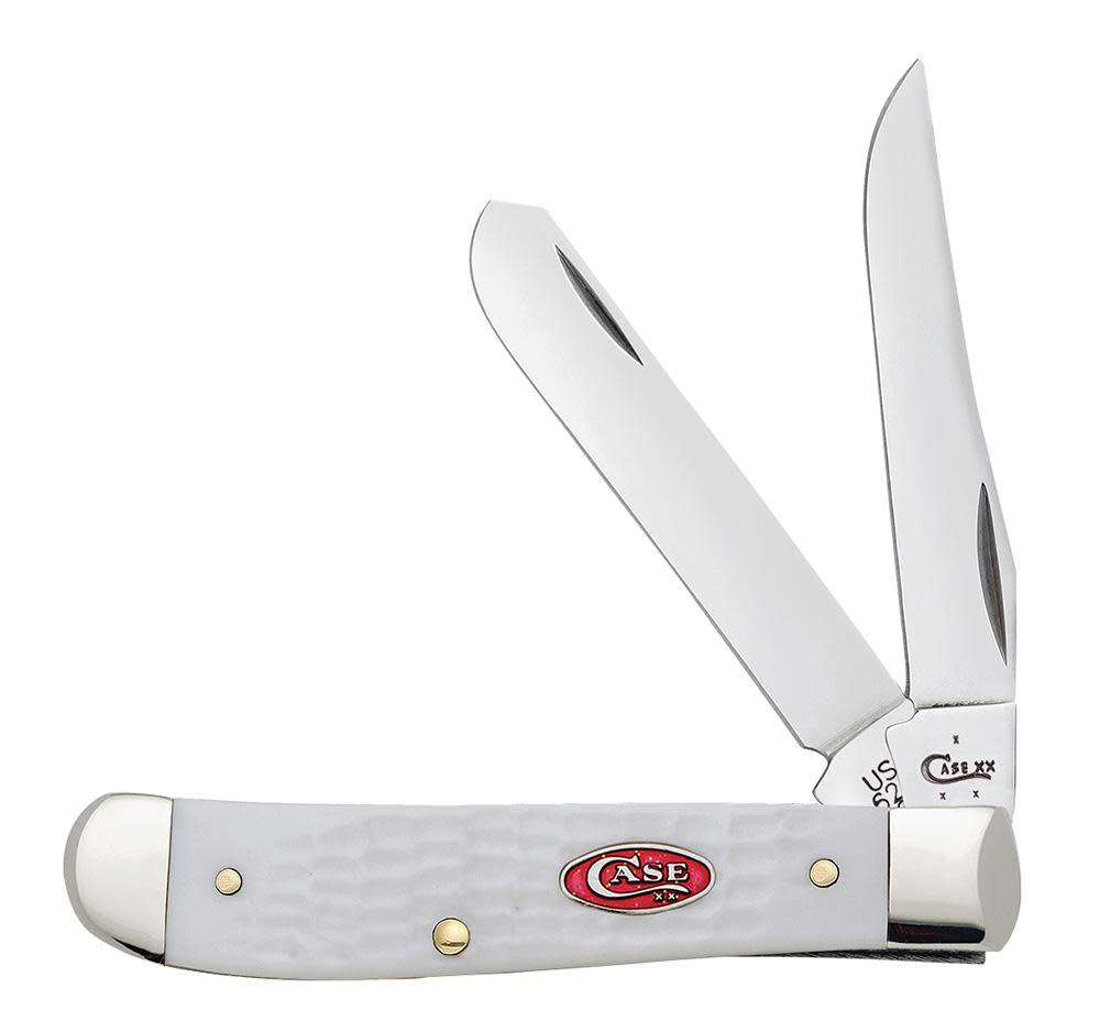 SparXX™ Standard Jig White Synthetic Mini Trapper - Case Knife - 60186