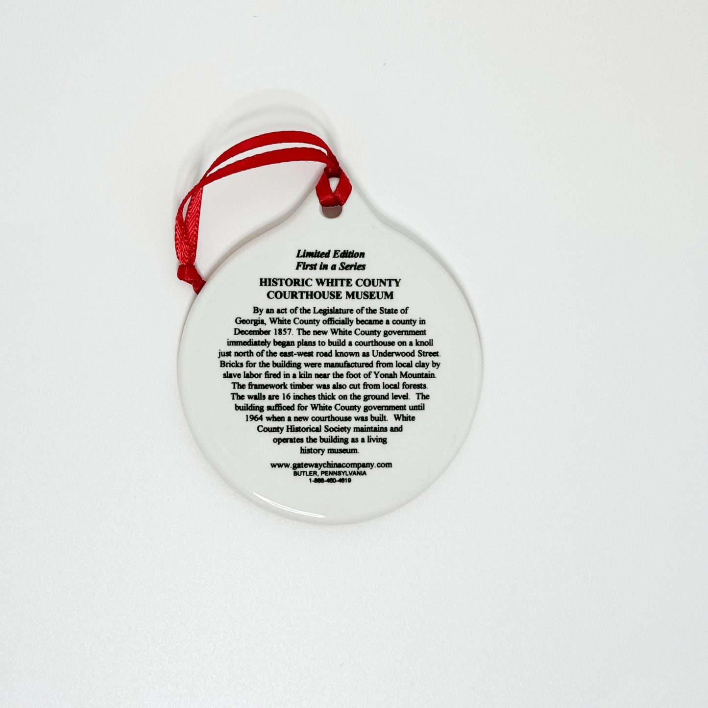 Landmark Ornament - Historic White County Courthouse Museum