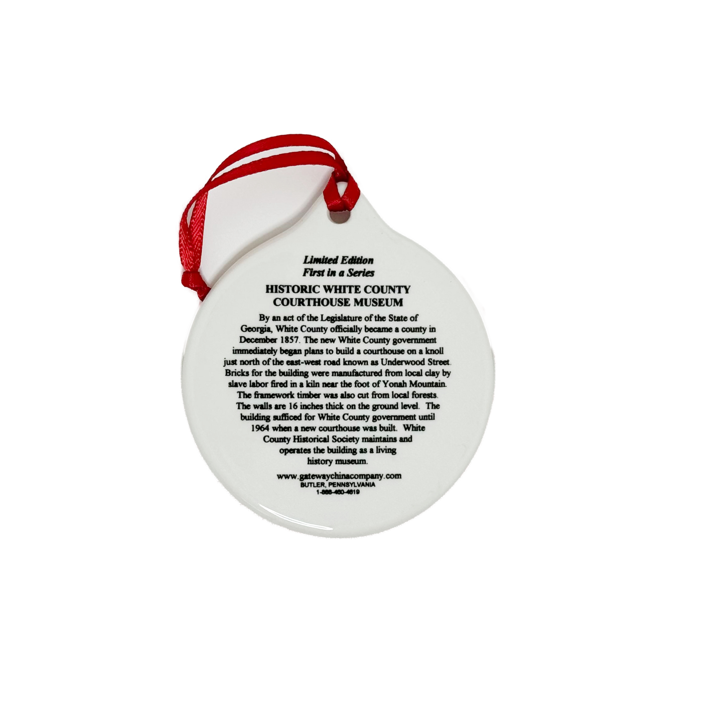 Landmark Ornament - Historic White County Courthouse Museum