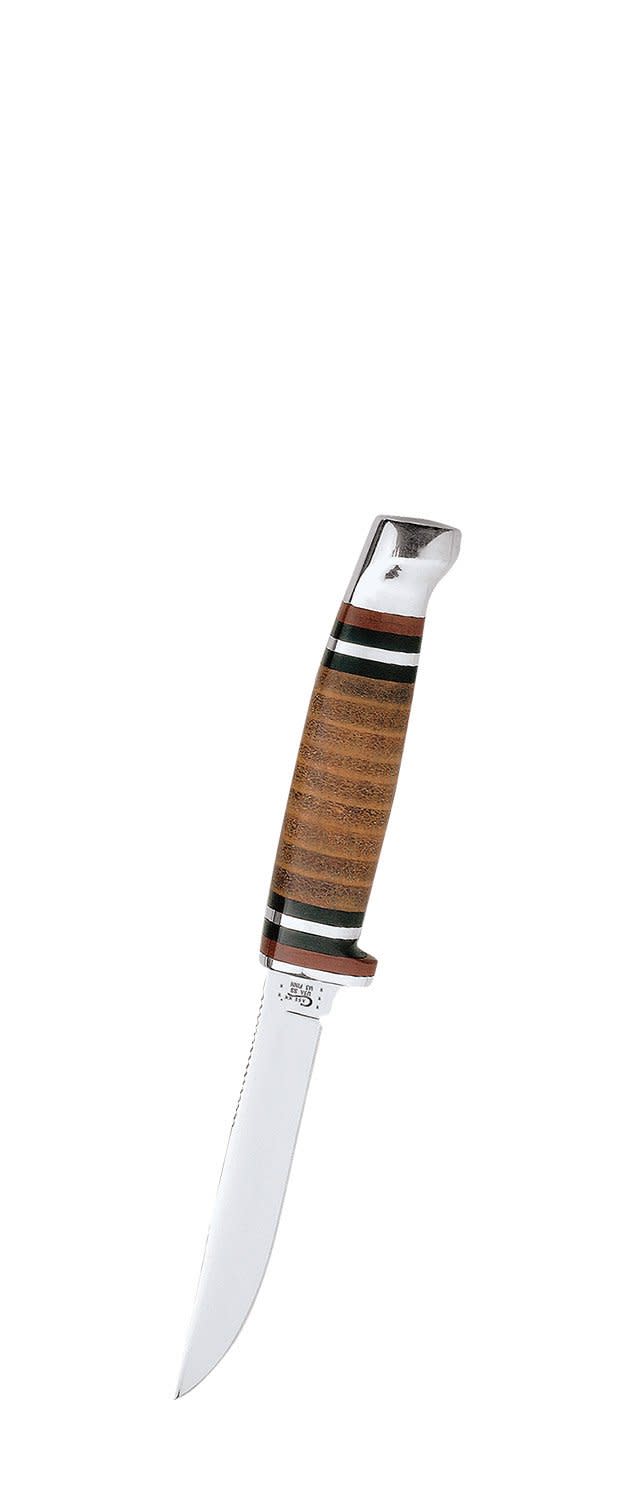 Leather Mini FINN Hunter with Leather Sheath - Case Knife - 00379