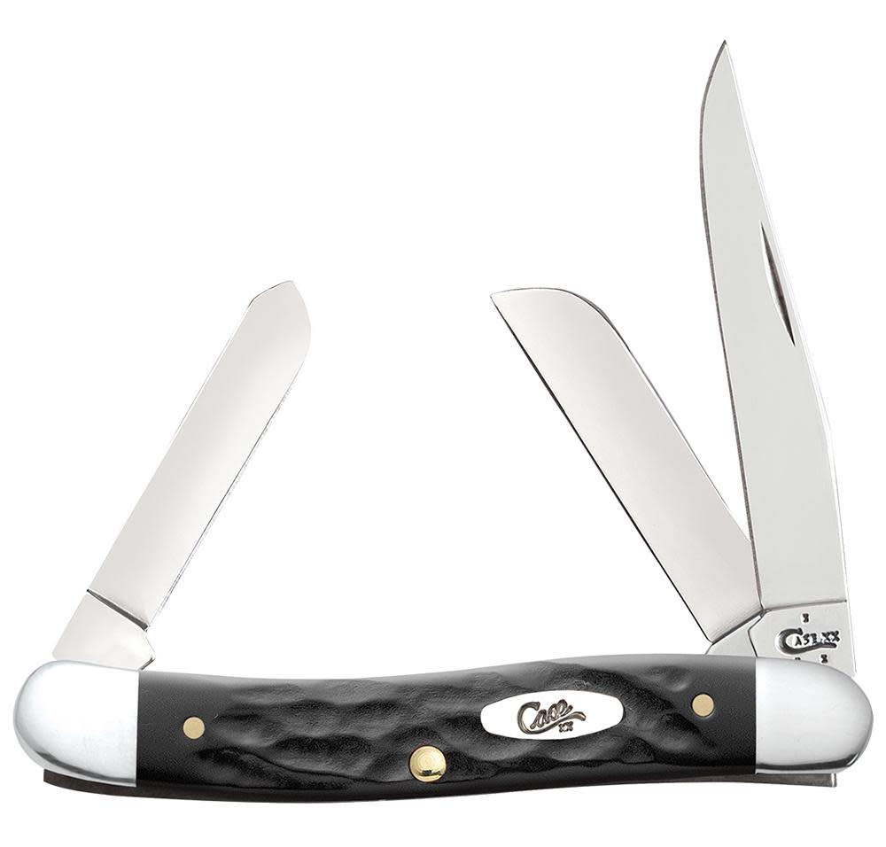 Rough Black® Synthetic Medium Stockman - Case Knife - 18222