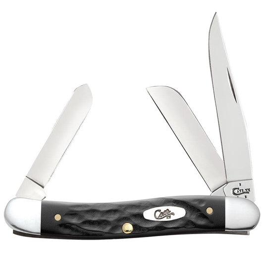 Rough Black® Synthetic Medium Stockman - Case Knife - 18222