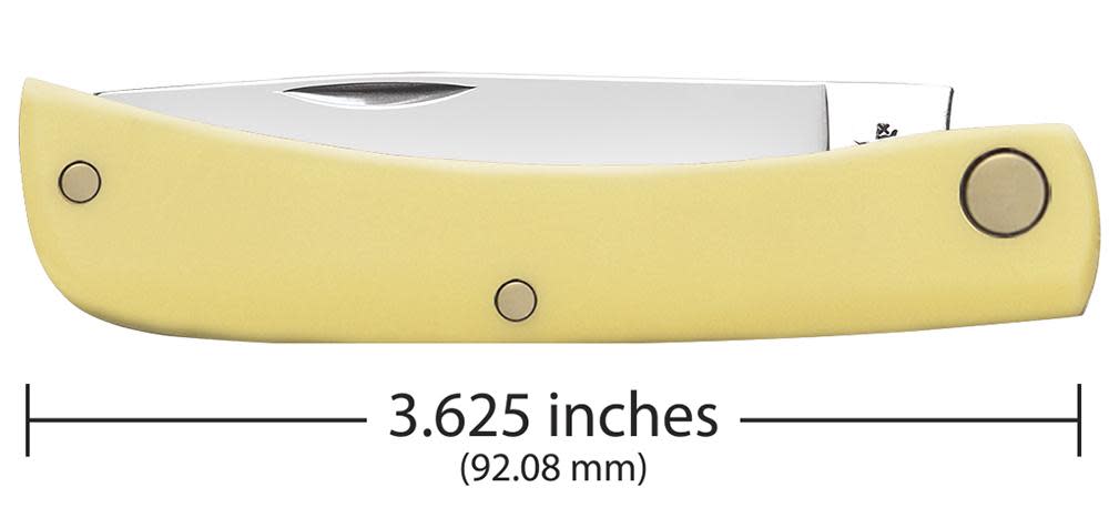 Yellow Synthetic CS Sod Buster Jr® - Case Knife - 00032