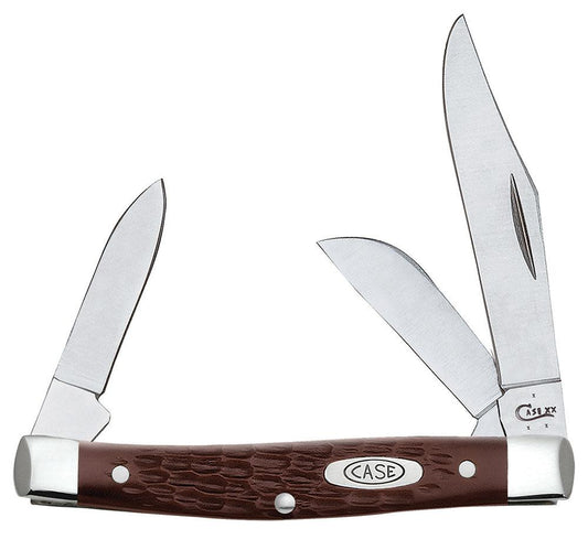 Brown Synthetic Medium Stockman - Case Knife - 00106