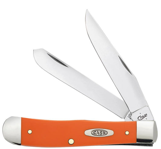 Orange Synthetic Trapper - Case Knife - 80500