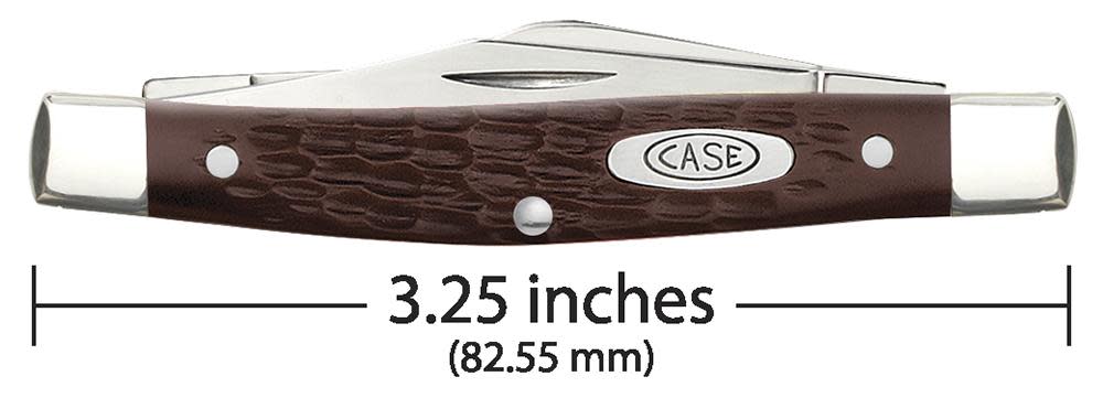 Brown Synthetic Medium Stockman - Case Knife - 00106