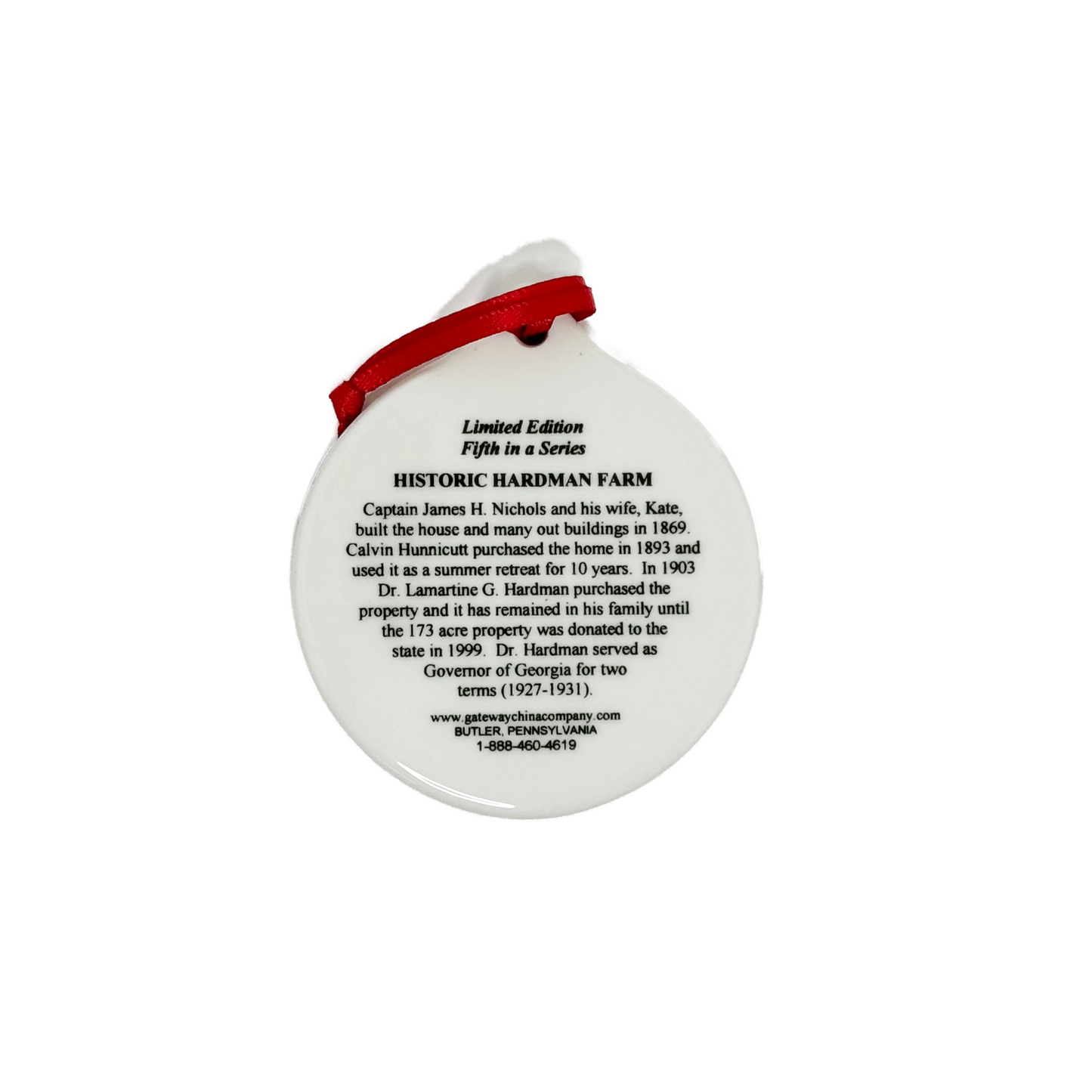 Landmark Ornament - Historic Hardman Farm