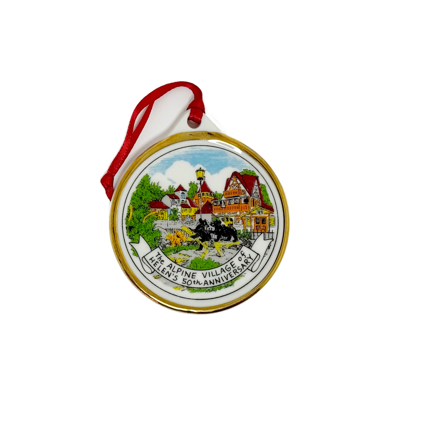 Landmark Ornament - The Alpine Village of Helen's 50th Anniversary