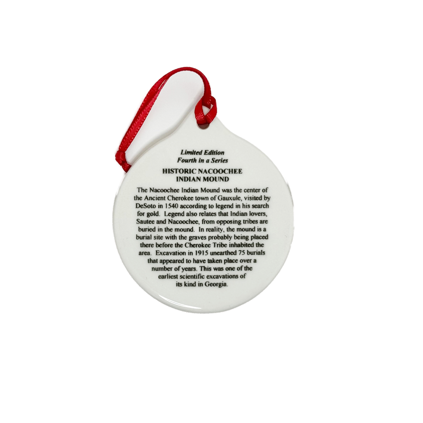 Landmark Ornament - Historic Nacoochee Indian Mound
