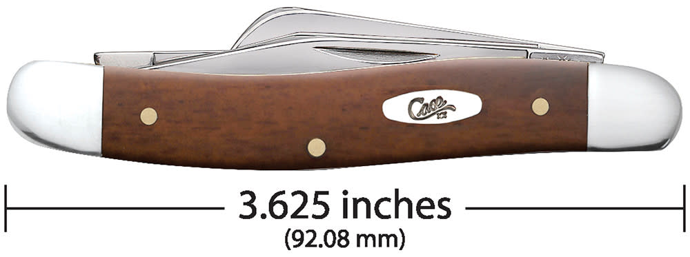 Smooth Chestnut Bone Medium Stockman - Case Knife - 28701