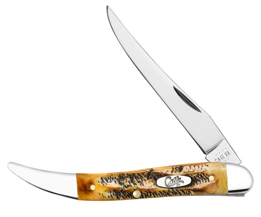Jigged Case 6.5 BoneStag® Medium Texas Toothpick - Case Knife - 65328
