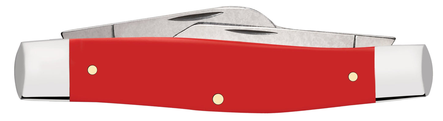 American Workman Smooth Red Synthetic CS Large Stockman - Case Knife - 73929