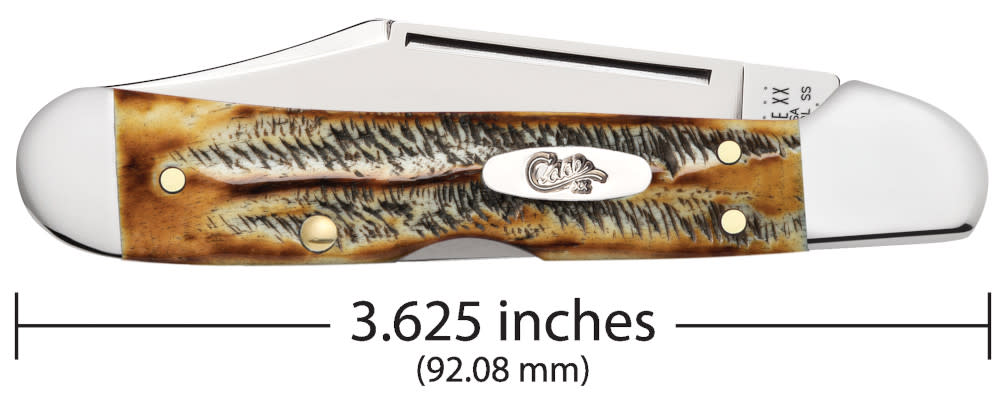 Jigged Case 6.5 BoneStag® Mini CopperLock® - Case Knife - 65327
