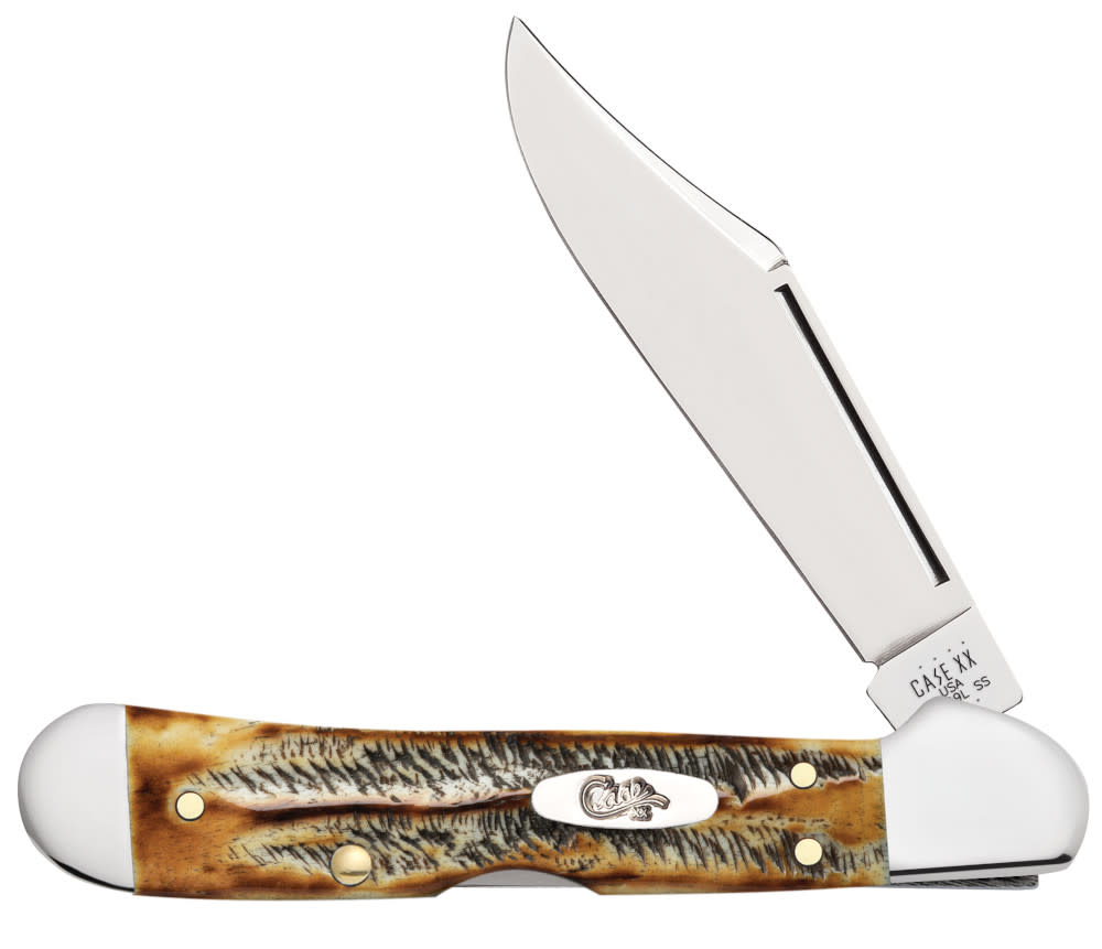 Jigged Case 6.5 BoneStag® Mini CopperLock® - Case Knife - 65327
