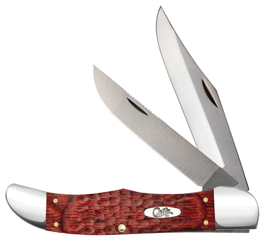 Rosewood Standard Jig Folding Hunter with Leather Sheath - Case Knife - 00189