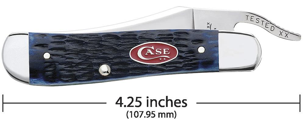 Rogers Jig Navy Blue Bone RussLock® - Case Knife - 07057