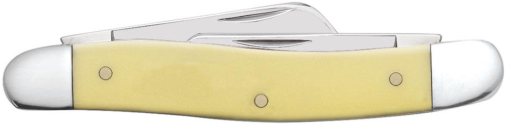 Yellow Synthetic Medium Stockman - Case Knife - 80035