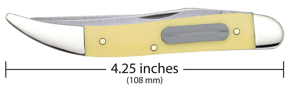 Yellow Synthetic Fishing Knife - Case Knife - 00120