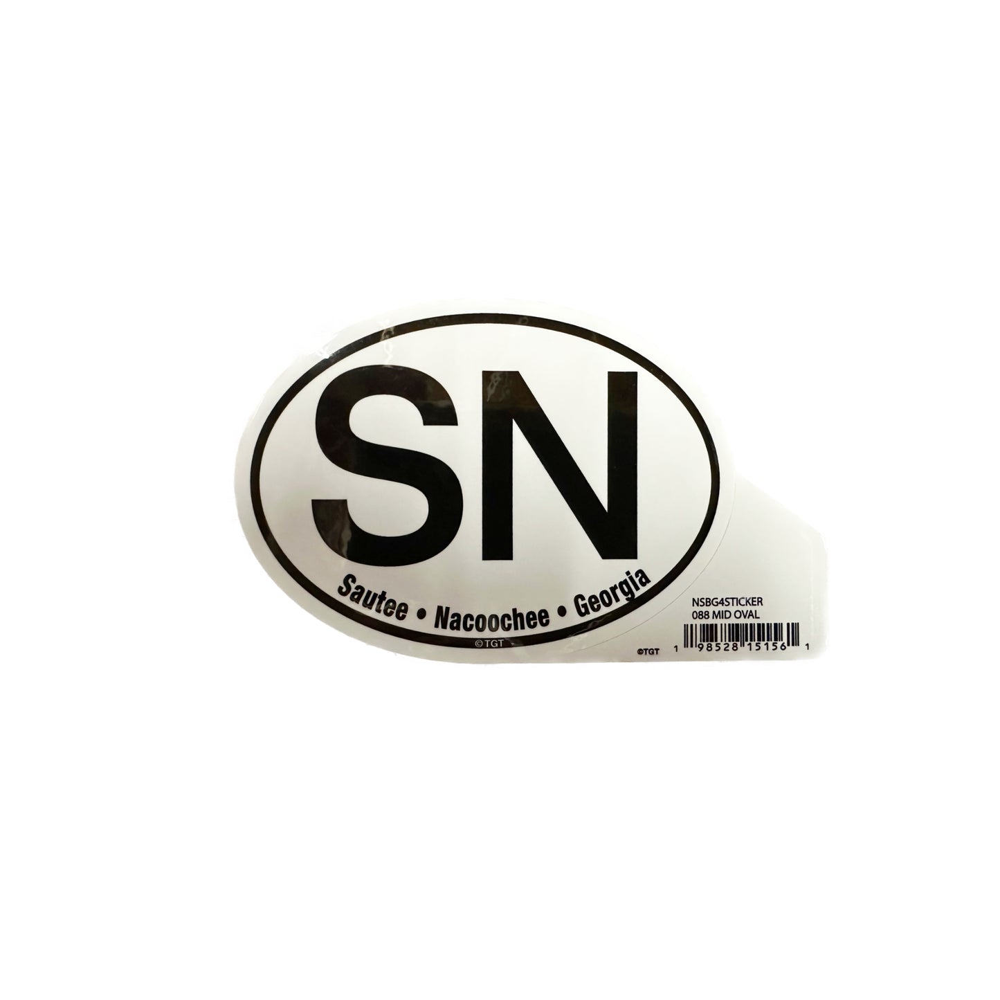 SN Oval Sticker