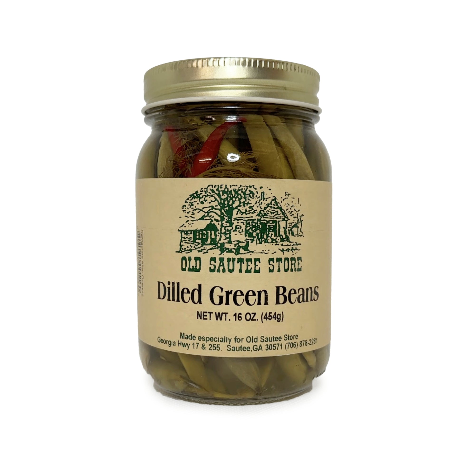 Dilled In House Dilled Green Beans (16oz) – Old Sautee Store