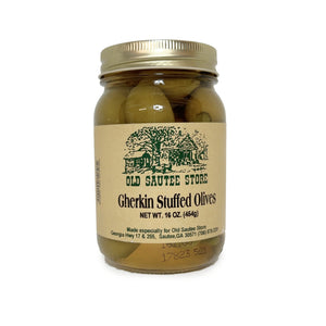 Gherkin Stuffed Olives (16oz)