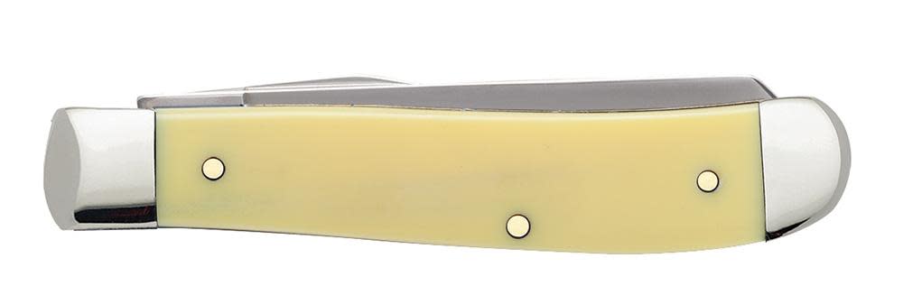 Yellow Synthetic Mini Trapper - Case Knife - 80029